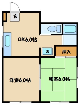 パールハイツの物件間取画像